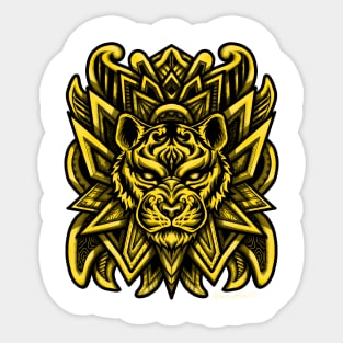 Mandala Tiger Sticker